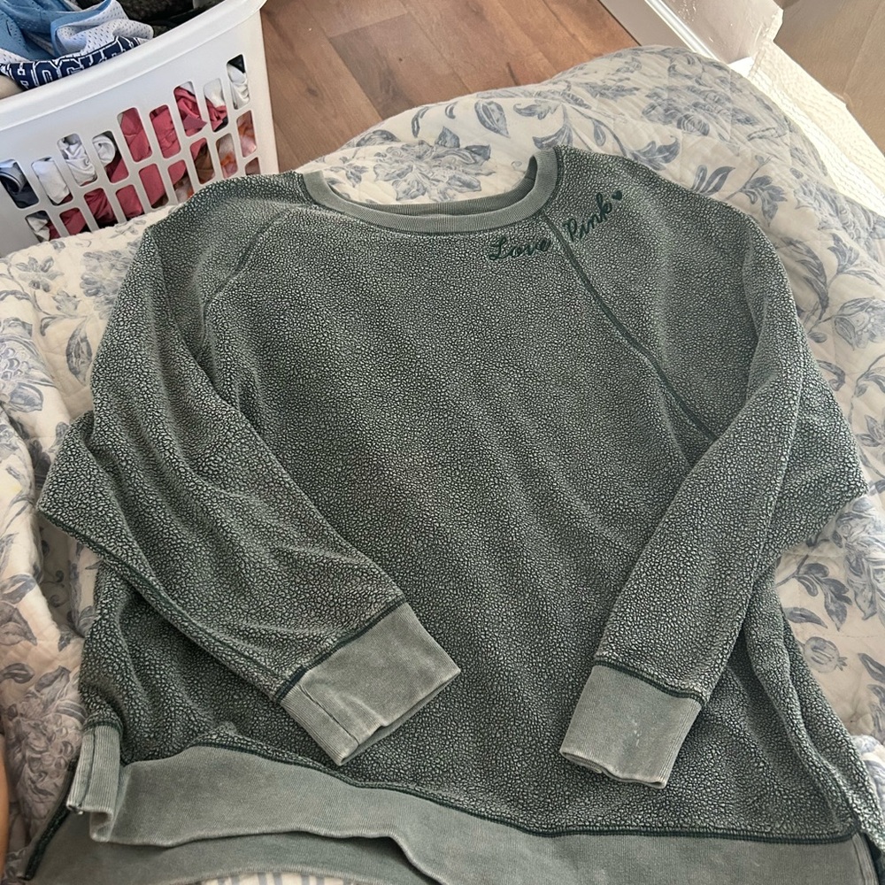 PINK Victoria's Secret Green Sweater